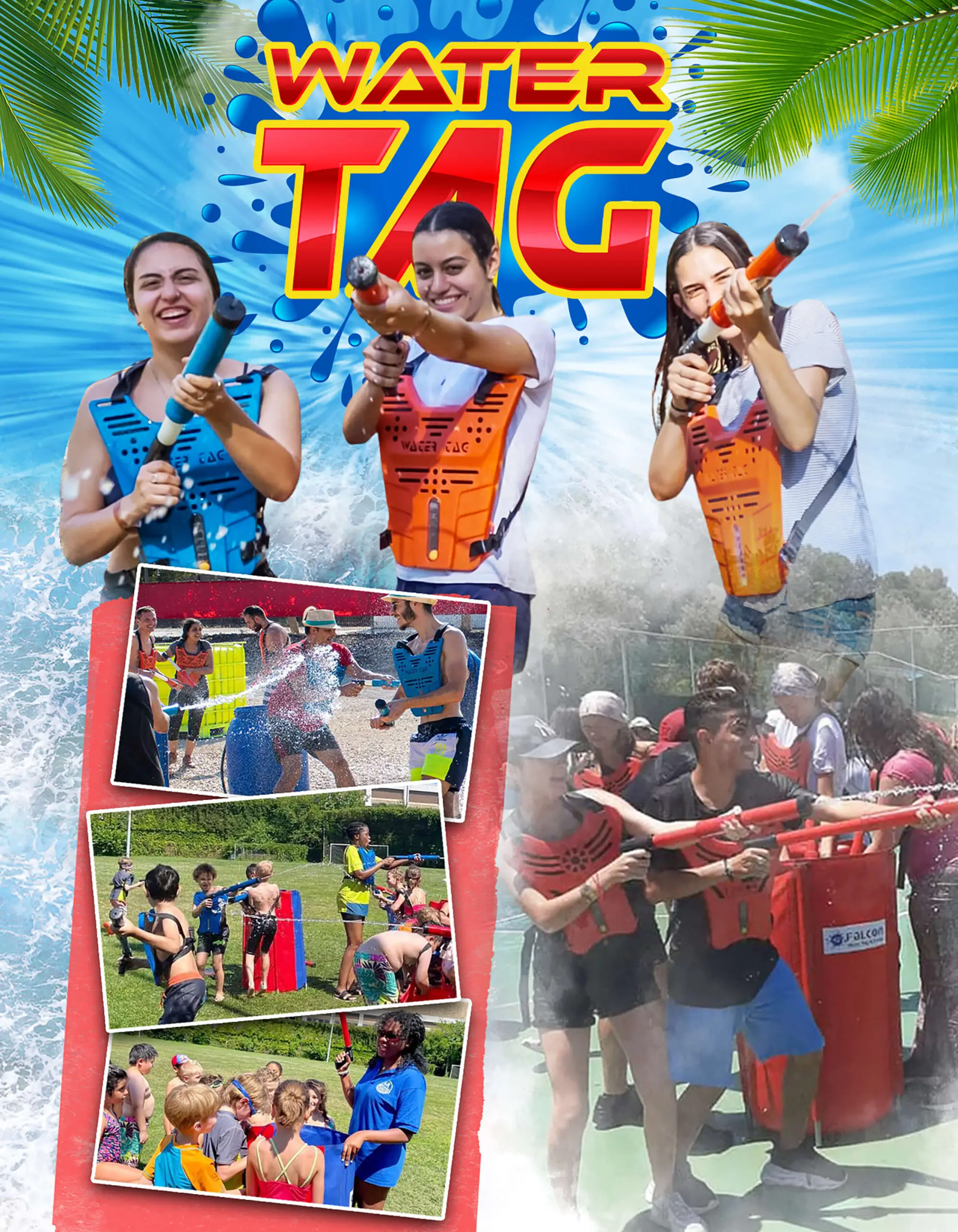 Water tag interactive game rental for birthday parties in Downers Grove IL