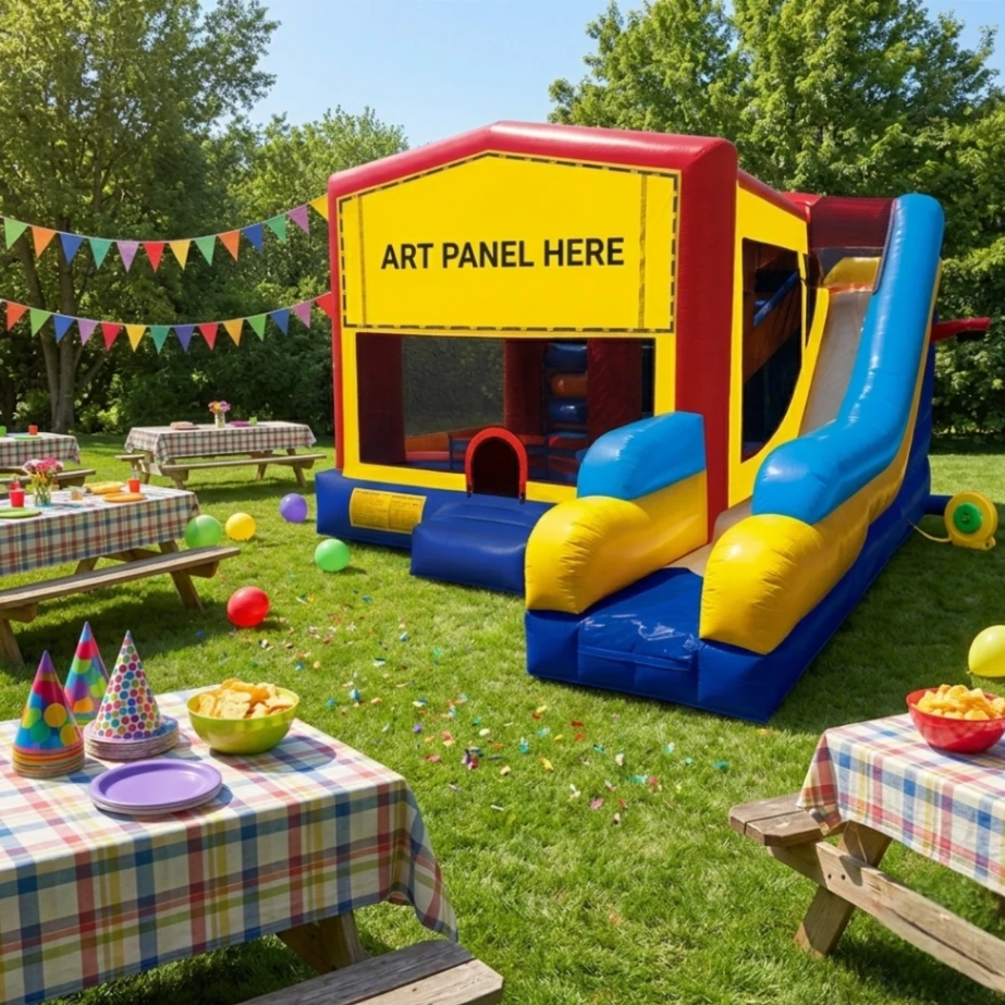 7n1 Changeable Red Blue rental in Downers Grove, IL (60515/60516) by Jump Guy Party Rentals