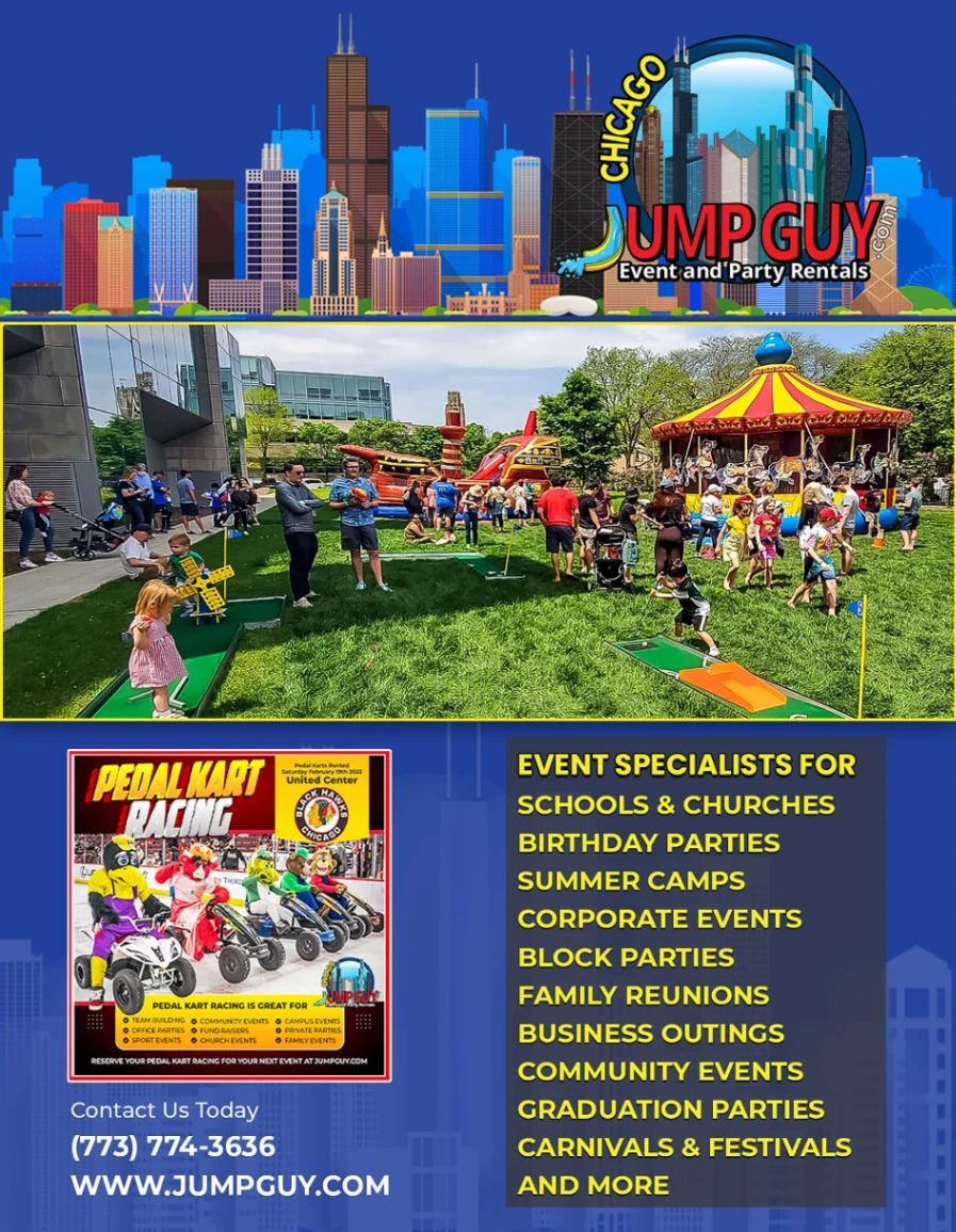 Back rental in Downers Grove, IL (60515/60516) by Jump Guy Party Rentals