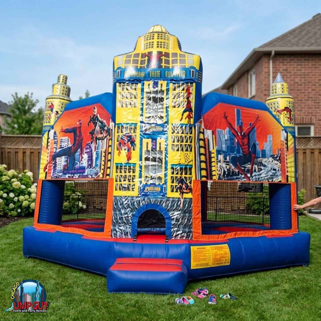 Spiderman Bounce House rental in Downers Grove, IL (60515/60516) by Jump Guy Party Rentals